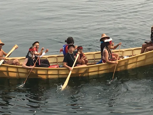 Paddling in Salish Sea