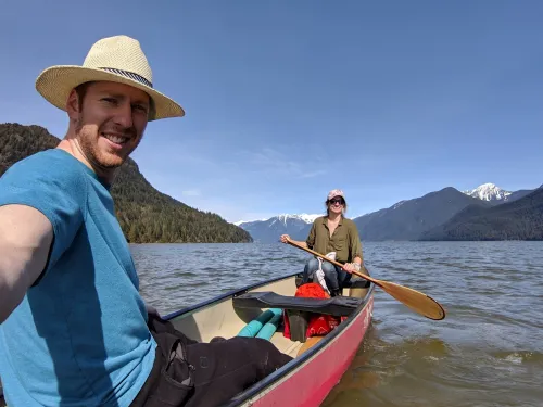 Pitt Lake BC paddlers photo Stevie Gaultier