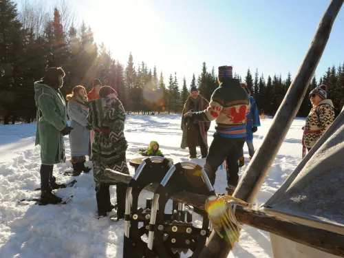 Indigenous Alberta BC crafts handmade goods workshops Jeremy Derksen