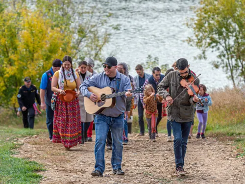 Métis Crossing music dance Smoky Lake Alberta Rob Hislop ZenSeekers