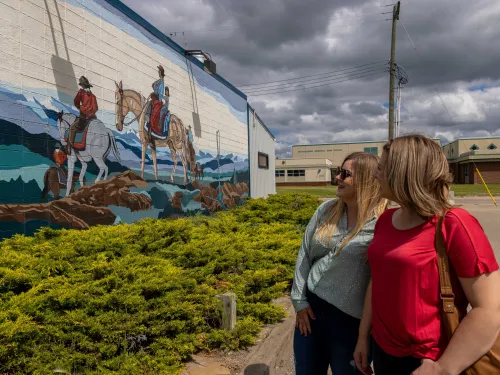 Beaverlodge Alberta mural arts scene Paul Lavoie ZenSeekers