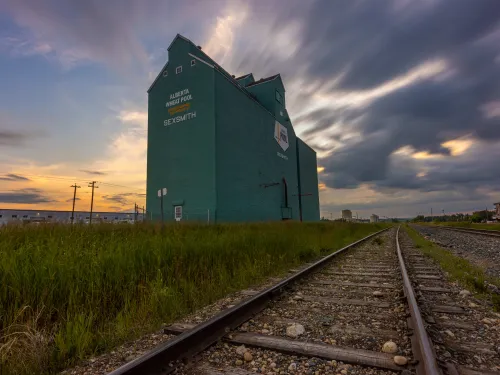 Sexsmith Alberta grain elevator Paul Lavoie