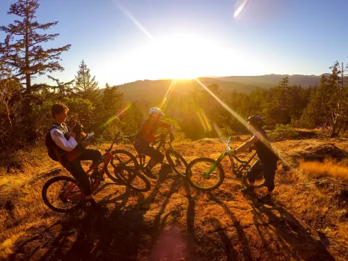 Biking in Sooke