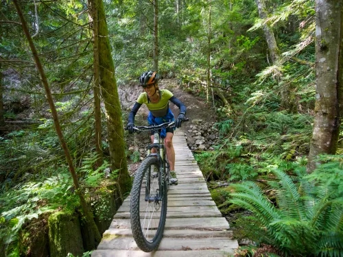 Biking in Squamish