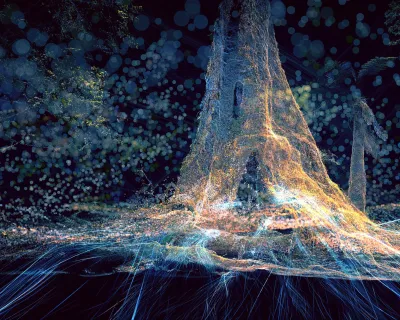 From the documentary The Giants, a 3D laser scan of the Tarkine Forest