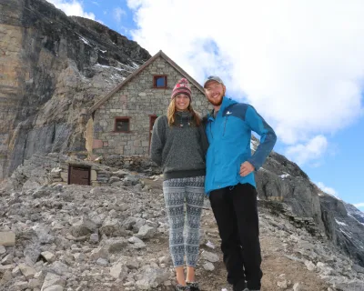 Abbot Pass Hut Alberta Rockies hiking Stevie Gaultier turn FOMO to YOLO adventure