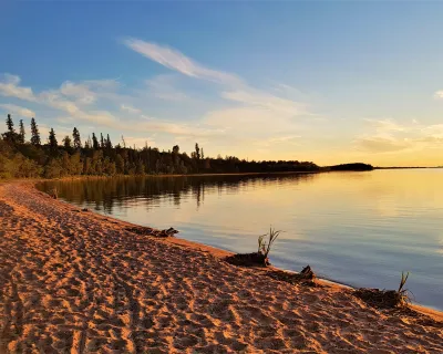 Board walk beach