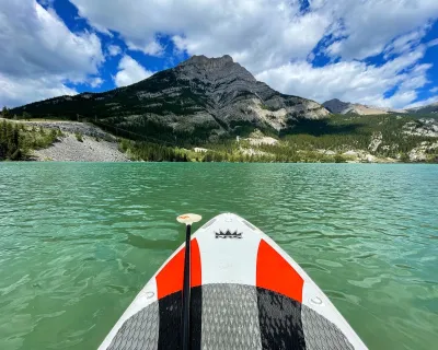 Paddleboad BC Gap Lake Tyler Dixon