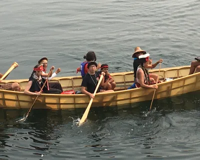 Paddling in Salish Sea