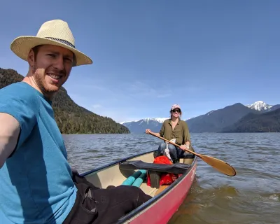 Pitt Lake BC paddlers photo Stevie Gaultier