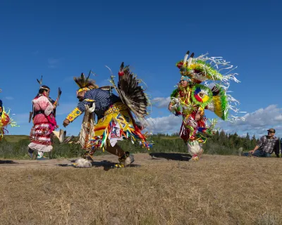 Indigenous dancers Grande Prairie