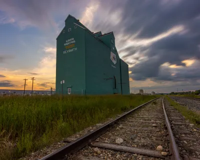 Sexsmith Alberta grain elevator Paul Lavoie