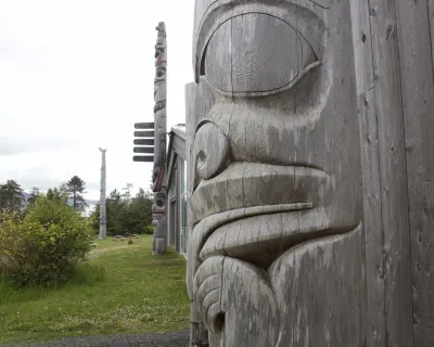 Haida Gwaii Kay 'Lingaay cultural centre Jim Barr