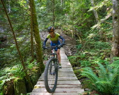 Biking in Squamish