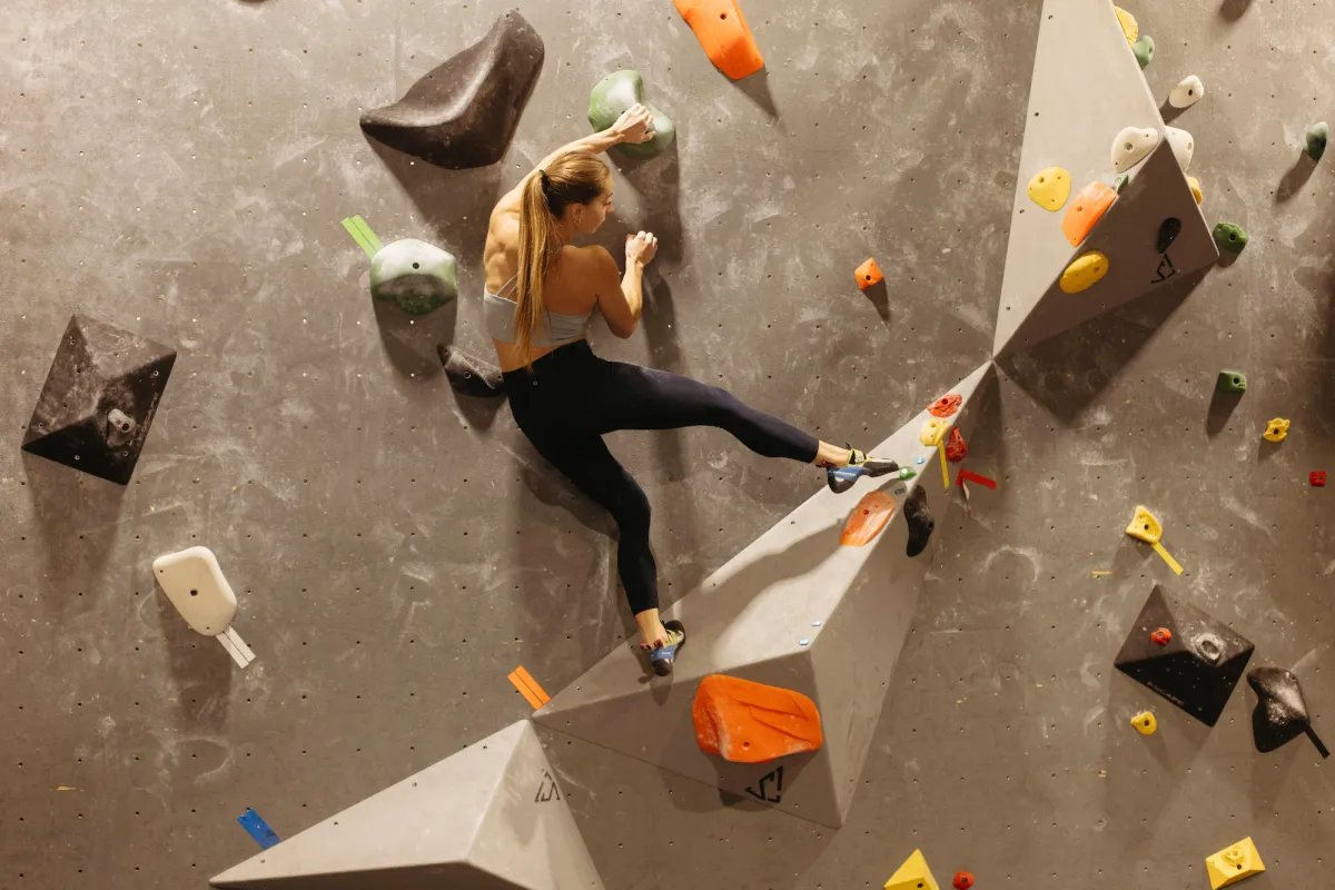 Climbing at Bomber Boulders in Port Alberni BC