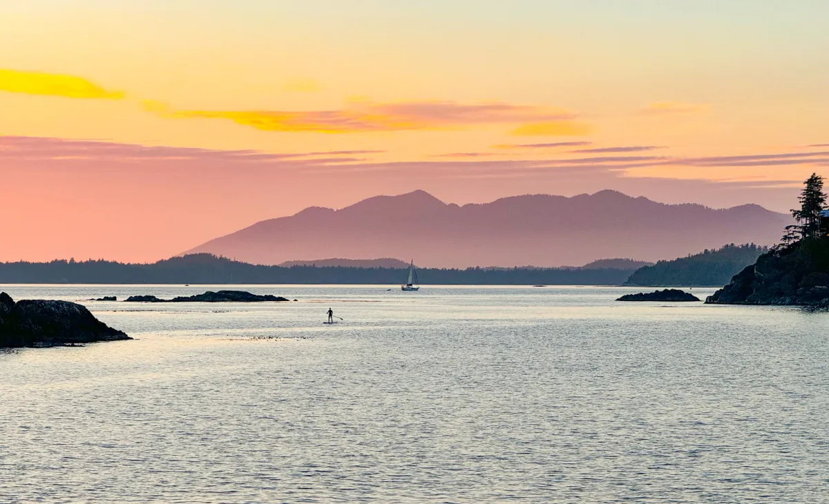 Tofino sunset Gisele Martin