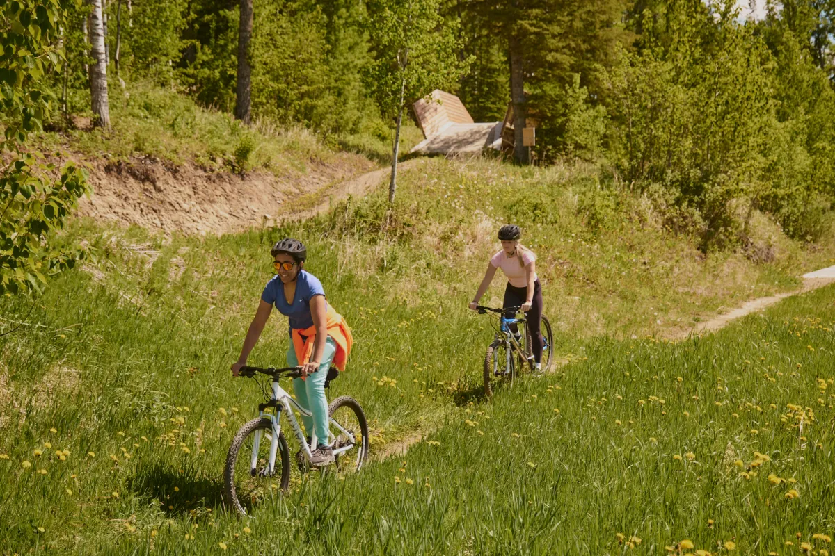 Whitecourt biking trails Spencer Vandermeer