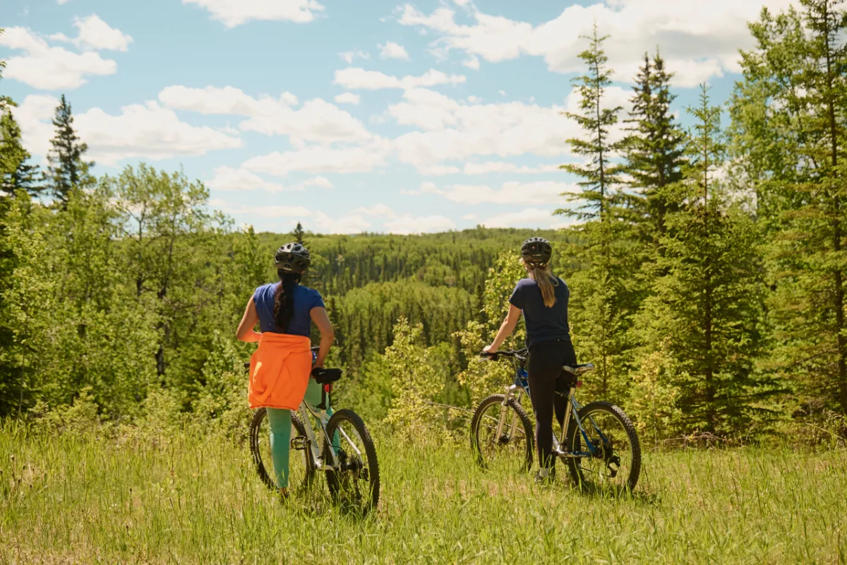 Whitecourt bike trails Spencer Vandermeer