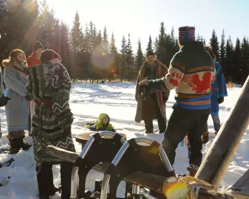 Indigenous Alberta BC crafts handmade goods workshops Jeremy Derksen
