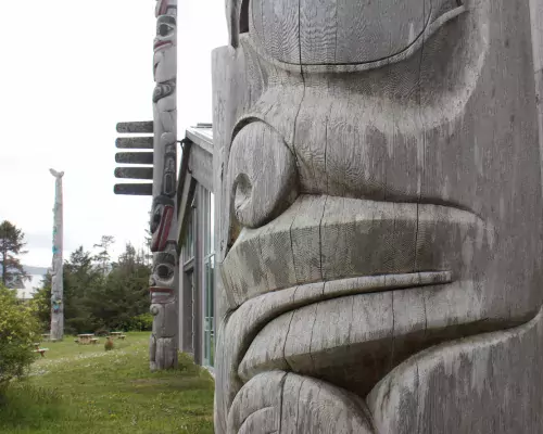 Haida Gwaii Kay 'Lingaay cultural centre Jim Barr